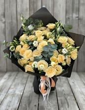 Букет цветов из:  Розы и Лизиантусы #REPLACE_PRED# Дружинино