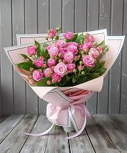 Букет Розовый кустик в Дружинино
