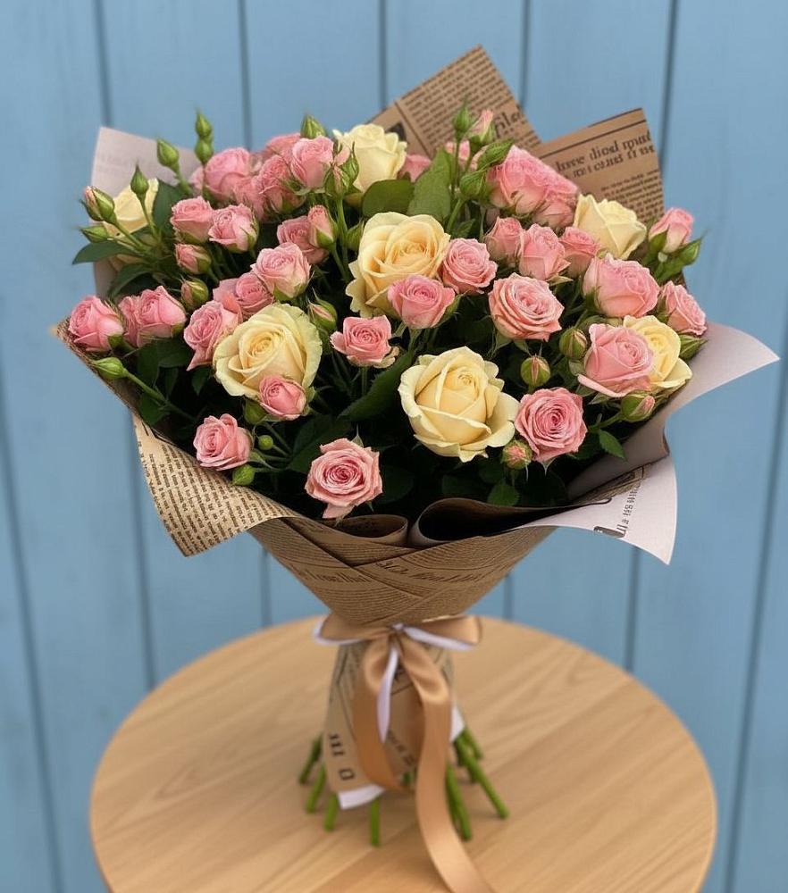 Букет цветов из: Розы в Дружинино