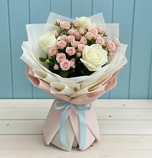 Букет цветов из:  Розы в Дружинино