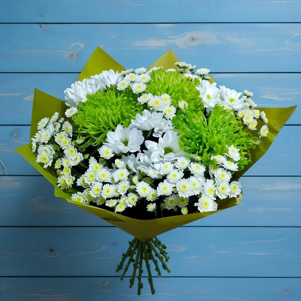Букет цветов из: Хризантемы в Дружинино