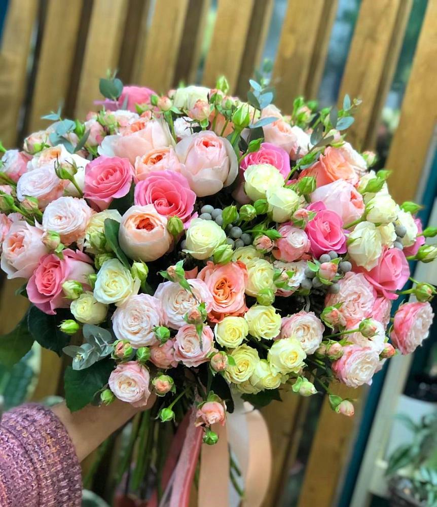 Букет цветов из: Розы в Дружинино